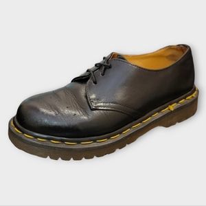 Dr Martens Vintage Made In England Black Leather Oxford Boots